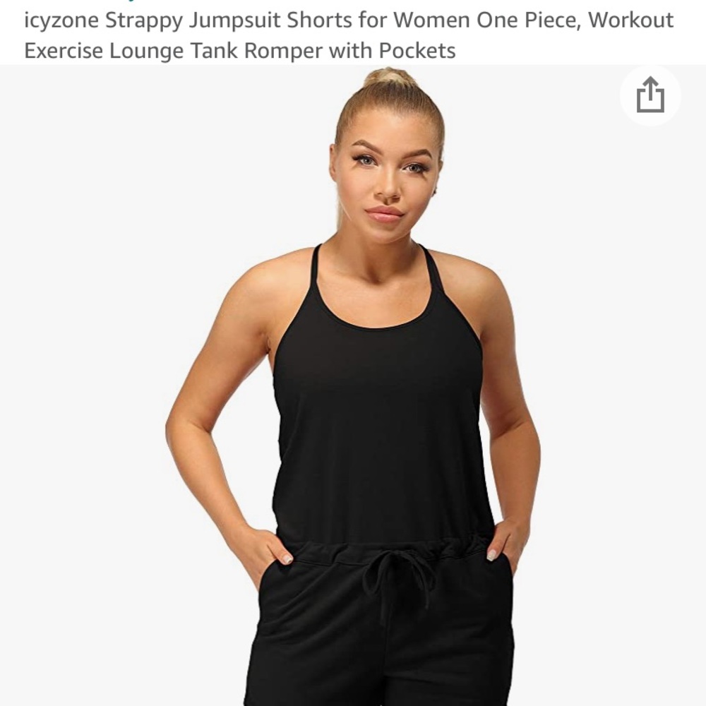 NWT Icyzone strappy jumpsuit